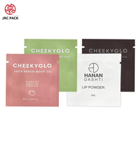 Pochettes d'échantillon avec logo personnalisé thermoscellage pour tailles de 1ml 2ml pour crème cosmétique Petites pochettes en aluminium cosmétique pour shampooing