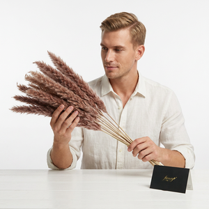 Bestseller: Erba della Pampa Naturale Essiccata Fornita Direttamente dalla Fabbrica, Ideale per Matrimoni, Halloween, Capodanno e Festa della Mamma - Product Image 4