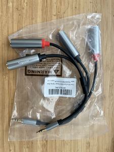 สายแยกเสียงแบบโมโน 3.5 มม. TRS เป็นคู่ 6.35 มม. ตัวเมีย 3.5 มม. 1/8" TrS เป็นคู่ 6.35 มม. 1/4" TS - Product Image 3