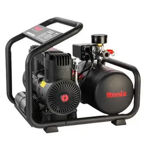 Ronix RC-0613 100l/Min 2850Rpm 1100W Elektrische Mini Olievrije Draagbare Tandluchtcompressor