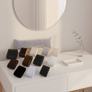 Custom Velvet <strong>Watch</strong> Show <strong>Display</strong> Storage Pillow Cuff Cushion Holder - Product Image 6