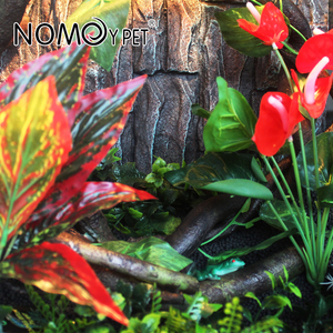 Nomoy Pet bán buôn Hot Bán năm cọ Đỏ Nhân Tạo thực vật cho bò sát Terrarium trang trí NFF-16 - Product Image 4