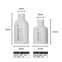 Le flacon de pulvérisation nasale PET transparent bleu et blanc peut être rempli de bouteille de pulvérisation de solution saline