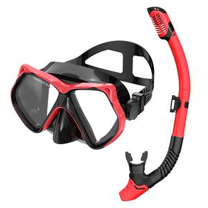क्रॉस-बॉर्डर फुल फेस ड्राई फिट स्नॉर्कलिंग मास्क नए मॉडल वाटरप्रूफ लोगो डाइविंग रेस्पिरेटर्स - Product Image 5