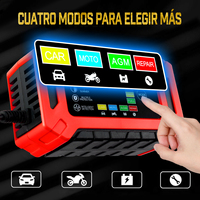 Chargeur de Batterie Portable Multi-Véhicules 12V/6A pour Voiture Moto, Maintenance Automatique, Fabricant OEM, Vente en Gros