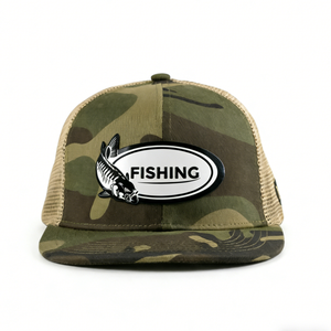 Casquette de camionneur camouflage à 6 panneaux, casquette en maille personnalisée pour la pêche, casquette de sport d'extérieur, casquette de baseball, couvre-chef d'extérieur, chapeau de soleil - Product Image 1