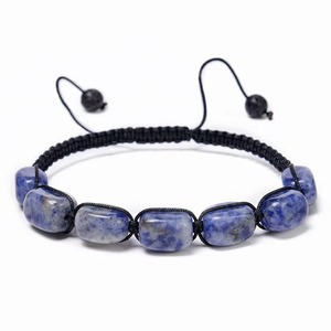 Pulsera clásica de piedra Irregular para mujeres y hombres, Tiger EyeCrystal, Yoga, joyería de energía curativa, pulsera trenzada con cuentas de <span class=keywords><strong>7</strong></span> <span class=keywords><strong>Chakras</strong></span> - Product Image 2