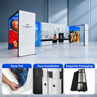 Diseño Modular Personalizado de Stand de Exhibición con Iluminación LED, Gráficos de Pared y Planificación de Tamaño para Ferias Comerciales