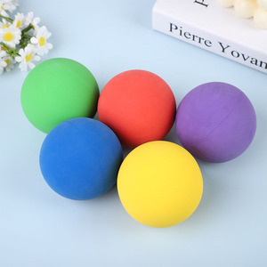 Tùy Chỉnh 60Mm Đầy Màu Sắc Cao Su Nảy Bóng Đồ Chơi Hollow Cao Trả Lại Bóng Cho Người Lớn Trẻ Em Thể Thao Chơi - Product Image 2