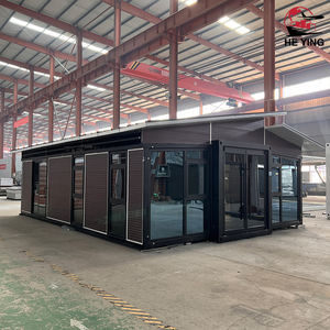 30FT 접이식 조립식 컨테이너 주택 확장 가능한 접이식 생활 용기 하우스 아파트 호텔 빌라 샌드위치 패널 - Product Image 2