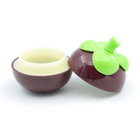 ODM usine RUIPACK OEM joli pot en plastique de fruits 30ml mignon pot de crème cosmétique pot de grenade forme pot bouteille fabricant/vente en gros