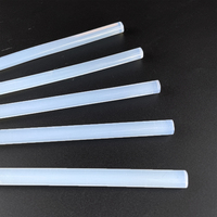 Bâtonnets de pistolet à colle thermofusible semi-transparent 7mm ou 11mm pour l'artisanat d'art DIY Craft Silicone Sticksilicona En Barra