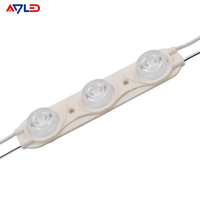 Module LED 3W 12V DC 125lm/pièce pour enseignes lumineuses, panneaux publicitaires, éclairage latéral avec lentille