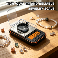 Balance de poche numérique LCD portable en acier inoxydable et ABS, précision 0,001g, alimentation piles AAA, vente en gros usine