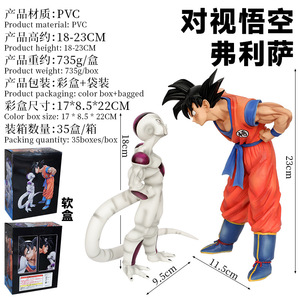 Nuove Action Figure Anime Dragon Ball con Son Goku in Piedi che Guarda Freesia, Statuette per Regali ai Bambini - Product Image 2