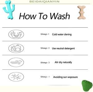 Fragola Dispenser giocattolo durevole cucciolo alimentatore giocattoli per IQ formazione & arricchimento mentale, bel cane giocattolo - Product Image 6