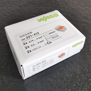 ขายดี มีสินค้าในสต็อก 100 ชิ้น/กล่อง สำหรับคอนเนคเตอร์แบบ Compact รุ่น <span class=keywords><strong>221</strong></span> <span class=keywords><strong>412</strong></span> สำหรับ PLC โดย DHL/UPS - Product Image 1