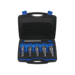 Surtido de 5 brocas de núcleo Krino TCT cortas con vástago Weldon en caja, 24-32mm - Product Image 1