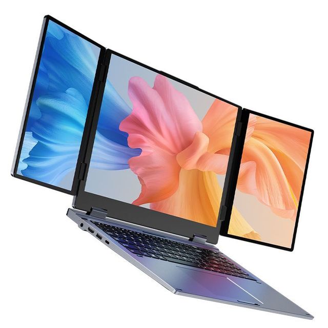 2026 New Triple Fold 16+10.5+10.5inch Intel Core I7-1260P Laptop with 1920x1200 Resolution for Office & Trading