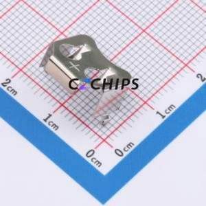 MY-<b>LR44</b>-03-J Button & Strip <b>Battery</b> Connector Connector <b>Battery</b> Clip <b>LR44</b>/AG13 Phosphor Bronze Nickel - Product Image 2