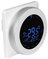 Thermostat de contrôle de température à écran tactile avec Wi-Fi intégré HY312WE-WIFI OEM pour chauffage au sol à eau avec plusieurs langues