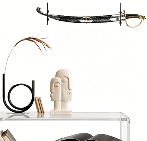 Clear Acrylic <strong>Sword</strong> <strong>Wall</strong> <strong>Mount</strong> Display Holder, Transparent Stand <strong>for</strong> Collectible <strong>Swords</strong> and Blades - Product Image 5