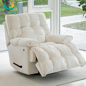 2025 Offre Spéciale loisirs fauteuils de détente canapé chaise tissu simple inclinable canapé à bascule simple paresseux pivotant inclinable canapé nordique - Product Image 1