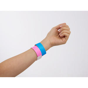 [AnyWristband] Bracelets d'accès en gros abordables pour la vérification d'accès, bracelets TYVEK de couleur unie 25 mm (1 pouce) pour événements - Product Image 4