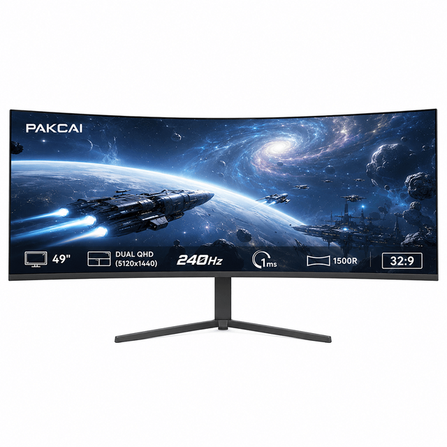 OEM ODM 49 Inch Curved 4K 5K 240Hz Super Wide LED 32:9 Frameless Gaming Monitor for Home Office Business
