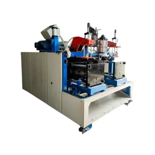 آلة النفخ شبه الآلية المستخدمة في صنع منتجات البولي فينيل كلورانيل البولي إيثيلين عالي الكثافة PVC