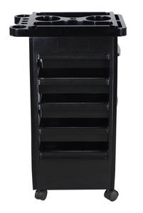 Modern Plastic Beauty Salon Furniture Mobile Hair Salon Cabinet <strong>Trolley</strong> for Apartment Use - Product Image 3