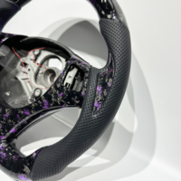 Volant sport en fibre de carbone forgée de couleur violette mélangée pour BMW E92 E90 E84 E71 Z4 E46 E53 E70, pièces de qualité supérieure pour E92