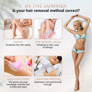 Rasoir rechargeable 4 en 1 pour <span class=keywords><strong>femme</strong></span>, rasoir facial, nez, <span class=keywords><strong>sourcils</strong></span>, corps, tondeuse à poils, épilateur électrique sans fil pour femmes - Product Image 2