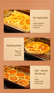<span class=keywords><strong>Friteuse</strong></span> à air numérique 15L, 8 fonctions, sans huile, pour la cuisine - Product Image 3