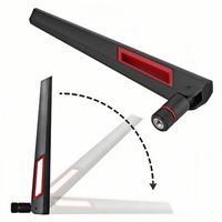 Antenne double bande SW-402 à gain élevé 12dBi 2.4G/5G/5.8G, antenne Wi-Fi LTE, antenne omnidirectionnelle en caoutchouc, MALE/RP MALE