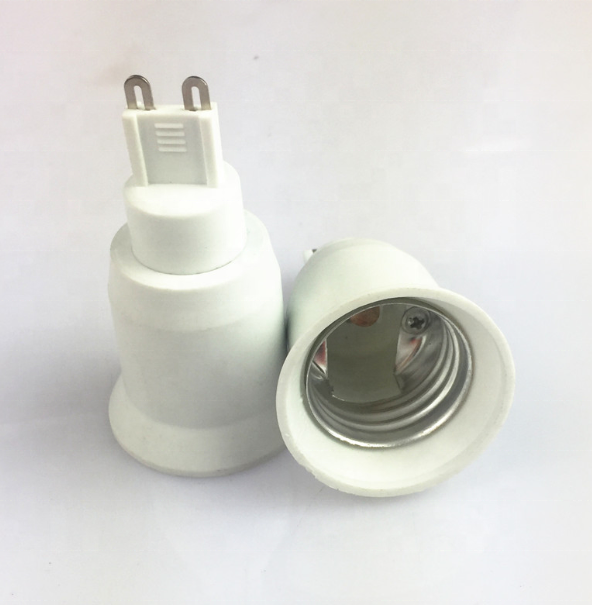 G9 E27 Adapter AC85-265V Lamp Base Connector Holder Converter Plastic Power Adapter Base Socket LED Light Bulb Extend Plug