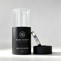 Boîte cylindrique en carton avec fenêtre transparente en PVC, personnalisable avec logo, extra large, tube en papier, emballage avec couvercle métallique