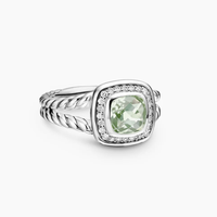   Bague en pierre à quatre faces, style européen et américain, perles vintage Tren