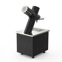 Machine à expresso et à thé électrique commerciale encastrable pour bureau, pression 9 bars, fonctionnement semi-automatique, chaudière en acier inoxydable