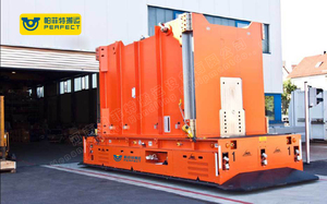 รถขนส่ง <span class=keywords><strong>AGV</strong></span> แบบนำทางอัตโนมัติพร้อมระบบหลบหลีกสิ่งกีดขวางด้วยระบบนำทาง สำหรับการขนส่งวัสดุในโรงงานอัจฉริยะ - Product Image 1