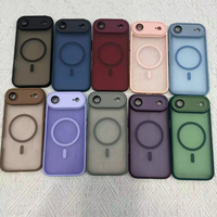 Étui de téléphone avec protection d'objectif magnétique anti-traces de doigts pour iPhone 18 Pro pour Redmi Note 17 pour Redmi 17C