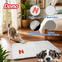Tapis rafraîchissant pour animaux de compagnie Dono Summer Cooling, tapis rafraîchissant respirant, absorbant la transpiration, pliable, portable, lavable à la main, pour chiens et chats