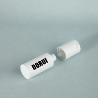 Bouteille de pompe de lotion sans air noir givré mat 50ml 30ml rechargeable pour les soins de la peau cosmétique crème pour le visage shampooing emballage pour le visage