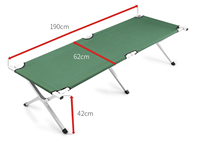 Lit de Camping en aluminium classique facile à plier basique inclinable pliant canapé-lit simple lit de Camping lits tente de Camp lit superposé