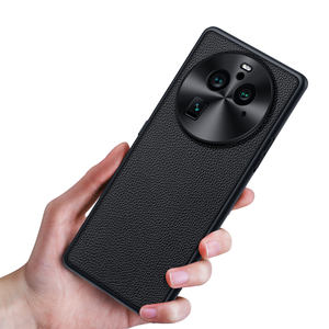 Top 100% étui en cuir de vache véritable pour Oppo Find X6 Pro antichoc <span class=keywords><strong>2</strong></span> en 1 housse de protection d'appareil photo - Product Image 6