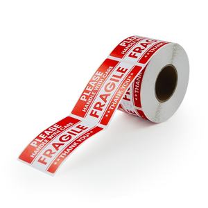 Etiqueta de Advertencia Personalizada de Alta Venta: MANEJAR CON CUIDADO, Impresa a Medida, para Envío de Relojes Clásicos - Product Image 4