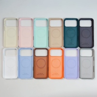 Coque arrière en silicone à motif ondulé simple pour iPhone 17 16 18 Pro Max avec cadre métallique pour appareil photo, antichoc et magnétique
