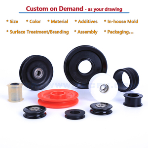 Ruedas de <span class=keywords><strong>Montaña</strong></span> <span class=keywords><strong>Rusa</strong></span> de poliuretano de nailon personalizadas de suministro de fábrica de China - Product Image 4