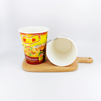 Gobelets en papier biodégradables écologiques jetables XIamen 560 ml pour nouilles instantanées, résistants à la chaleur, étanches, bols à ramen scellables