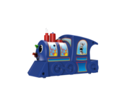 Nébuliseur Compresseur Électrique Mignon en Forme de Train pour Enfants, Brume Fine Réglable, Fonctionnement à un Bouton, Grande Production de Brume, Utilisation Domestique